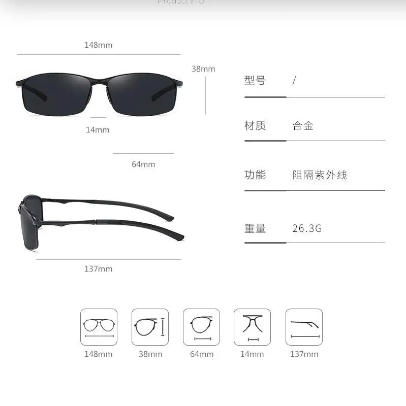 Ochelari de soare polarizați, ochelari de condus, ochelari de vedere pe timp de noapte, ochelari pentru ciclism, Kask, Bicchieri, ochelari de soare pentru bărbați, Cascos, pescuit