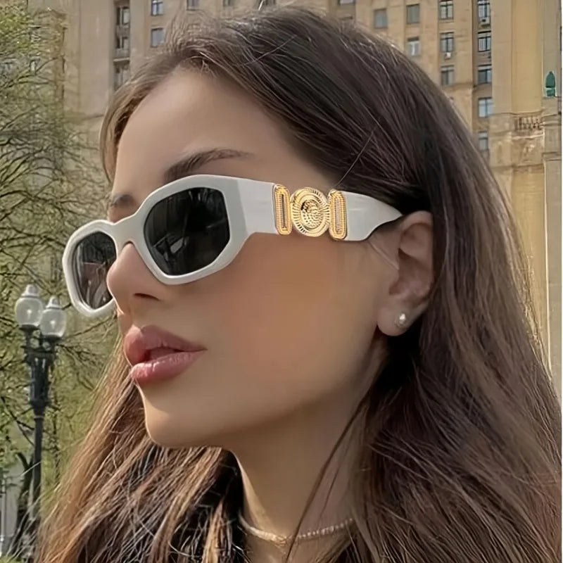 1 buc. Ochelari retro unisex Y2K ultra-ușori, potriviți pentru uz zilnic, petreceri și cadouri pentru începerea anului școlar.