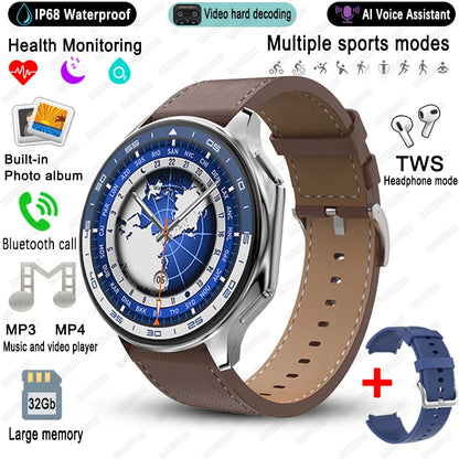 2025 New For OPPO Watch X High-End Business Watch Men 32Gb Memory Video Playback Smart Watch Sports Fitness Waterproof Bracelet