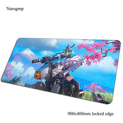 Podkładka pod mysz Overwatch, mata na biurko 900x400x3mm, duża gamingowa podkładka pod mysz i klawiaturę, prezent dla gracza PC na urodziny