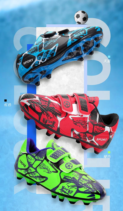 Soccer Cleats for Men and Women Breathable Lightweight Anti-Slip Firm Ground for Outdoor Football Training Match Sports