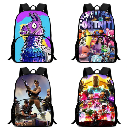 Classic Game FortniteS Kids Backpacks Boys Girls Student Birthday Gift Child School Bags Large Capacity Camping Durable Rucksack