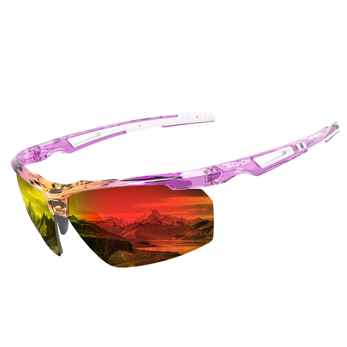 Ochelari de ciclism polarizați SCVCN, ochelari de soare pentru alergare, protecție UV, ochelari pentru ciclism sportiv, MTB, bicicletă de șosea, ochelari pentru femei, ochelari de protecție pentru ciclism