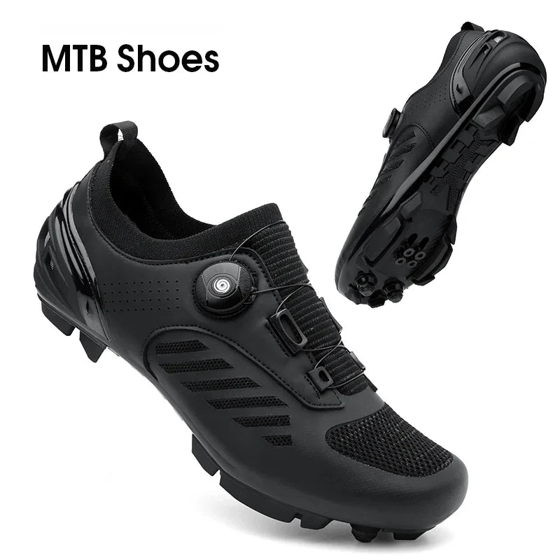 Professional Men's Road Cycling Shoes Breathable Women's MTB Bike Shoes Racing Speed Sneakers Mountain Bicycle Footwear for Shimano
