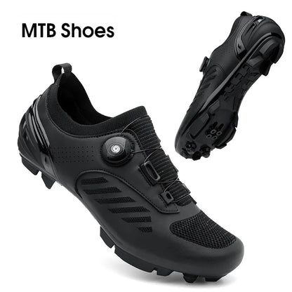 Professional Men's Road Cycling Shoes Breathable Women's MTB Bike Shoes Racing Speed Sneakers Mountain Bicycle Footwear for Shimano