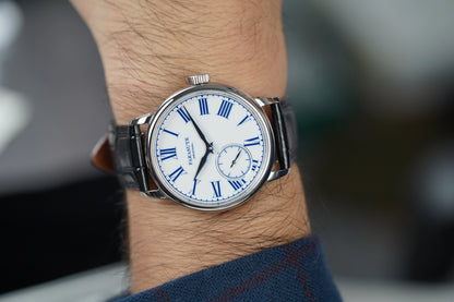 FARASUTE New 39mm Manual Customized Mechanical Movement Watch Men Casual Power Reserve 80 hours Sapphire Wristwatch reloj hombre