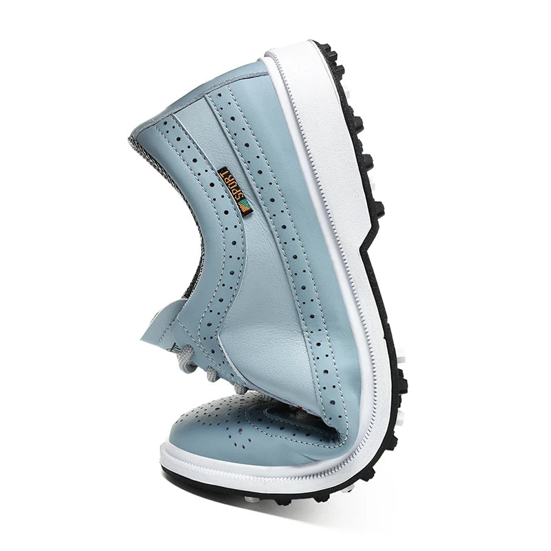 Professional Golf Shoes Men High-Quality Leather Breathable Sports Shoes Golf Competition Training Shoes Plus Size Shoes 39-47#