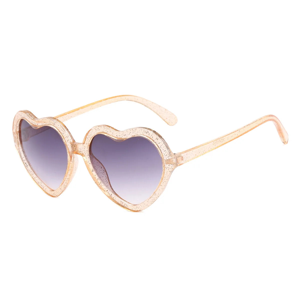 Ochelari de soare eleganți pentru copii, roz trandafiriu, cu inimioare, protecție UV400, ramă reglabilă, pentru băieți, fete, bebeluși și copii mici de 0-12 ani