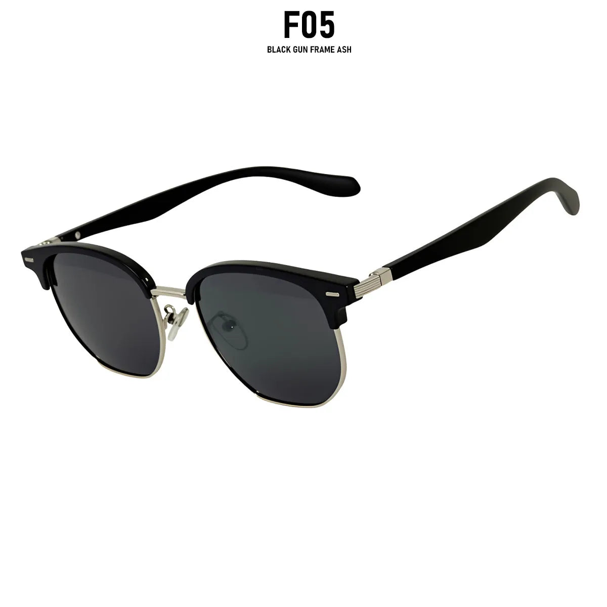 Ochelari de soare polarizați pentru bărbați, lentile semi-fără ramă, ochelari de soare vintage retro pentru femei, ochelari de soare la modă pentru vacanță, Gafas De Sol Hombre