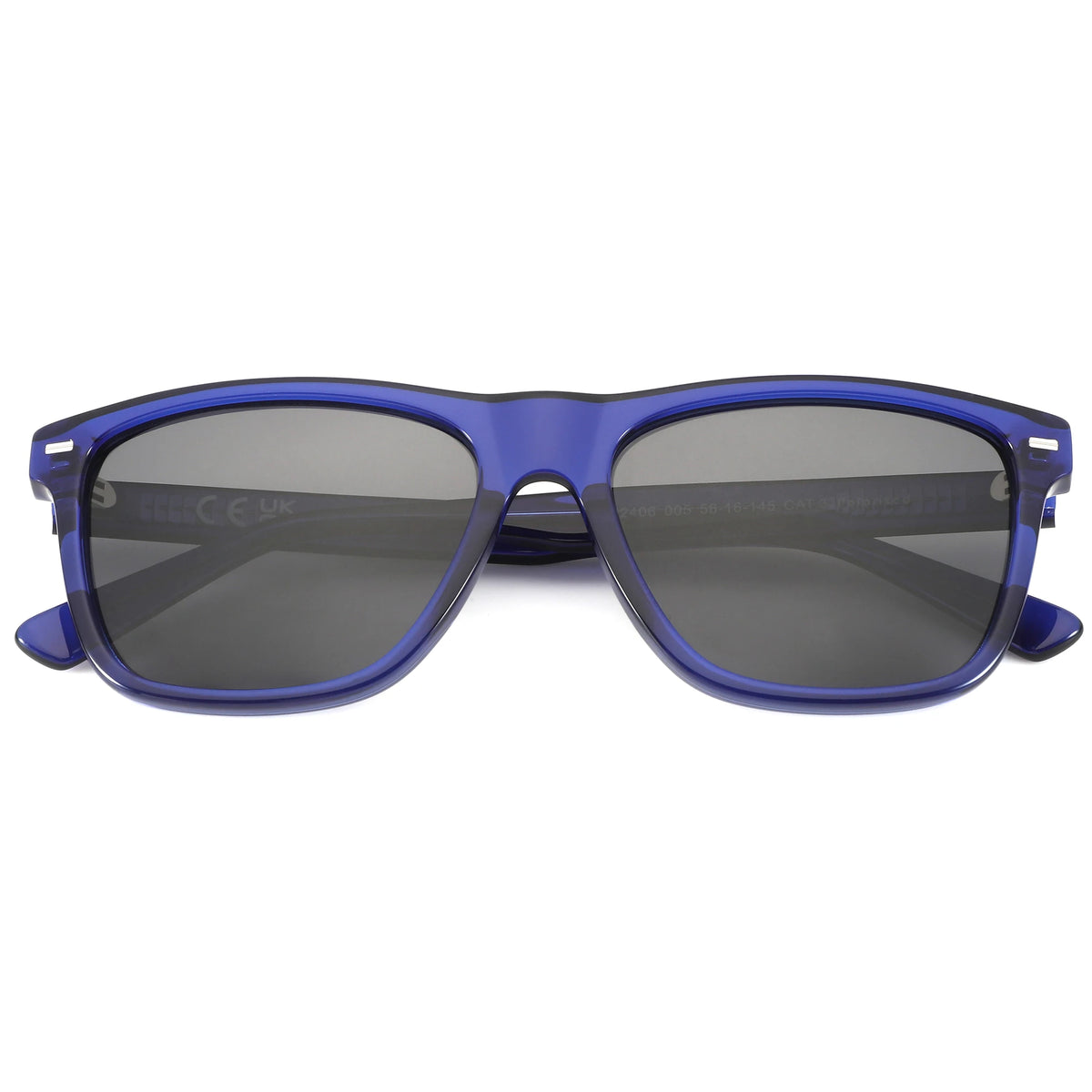 ZENOTTIC Ochelari de soare polarizați la modă, protecție UV400, ochelari de soare pătrați din acetat, design clasic, pentru femei și bărbați