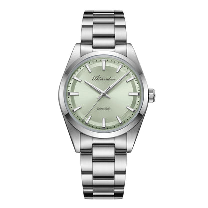 ADDIESDIVE 2024 New AD2066 Men's Watches Bubble Mirror Pot Cover Glass Stainless Steel Waterproof  Quartz Watch Man reloj hombre