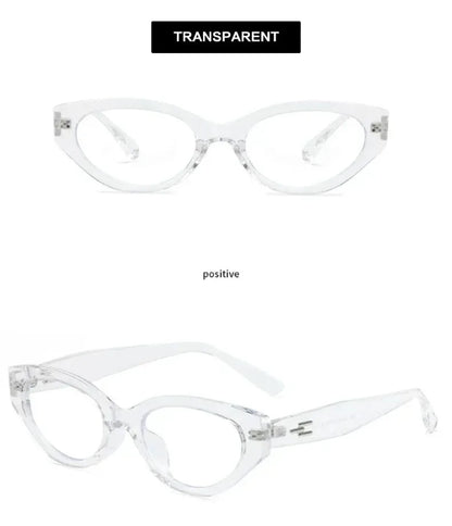EYORA Vintage Cat Eye Reading Glasses Women Anti Blue Ray Myopia Eyewear Photochromic Progressive Prescription Optical Glasses