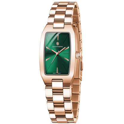 SAPPHEROLuxury Women's Watch Stainless Steel Strap Waterproof Watch Ultra-thin Dial  Fashion Simple Women's Watch Accurate Watch