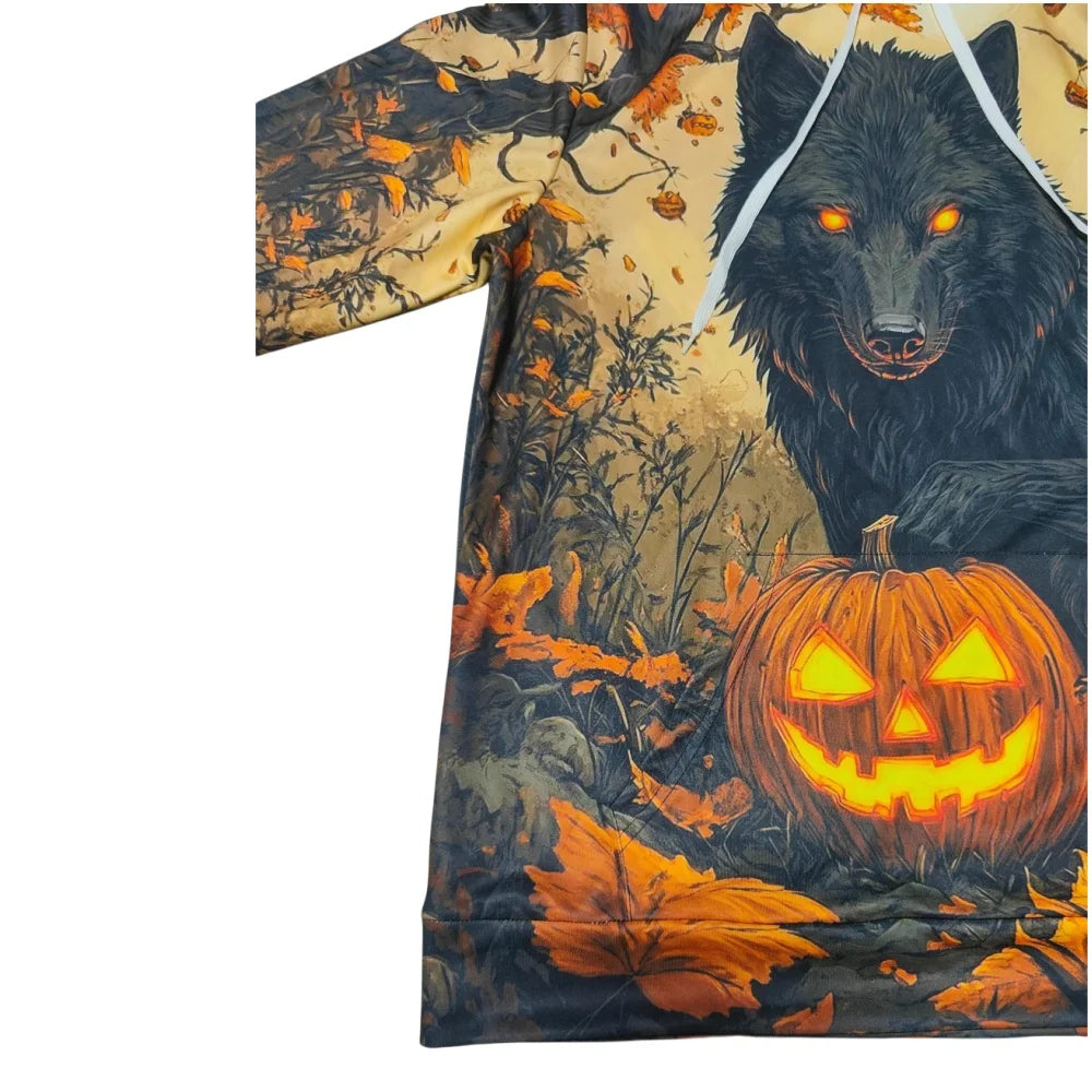 Sudadera con capucha unisex de manga larga para primavera y otoño, con estampado 3D de dragón estilo tatuaje, estilo streetwear casual para hombre
