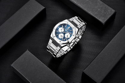 2025 PAGANI DESIGN PD1707 Mens Quartz Wristwatches 40MM Stainless Steel Sapphire Glass Waterproof Luxury Clock Gift Reloj Hombre