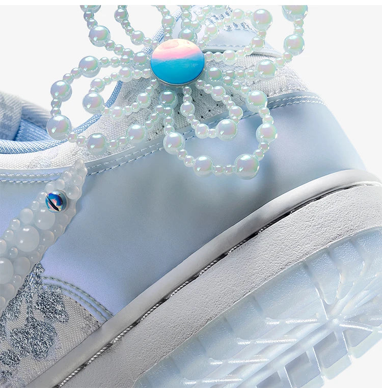 Nike Authentic Dunk Low – dámske módne ľahké ležérne tenisky s kvetinovým vzorom HV8575-100