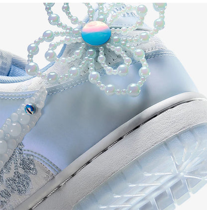 Nike Authentic Dunk Low – dámske módne ľahké ležérne tenisky s kvetinovým vzorom HV8575-100