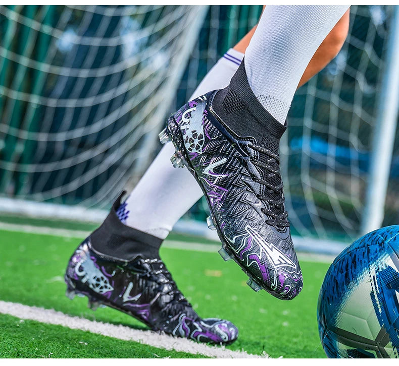 New Men's Professional Soccer Shoes Non-slip Football Boots Unisex Breathable Futsal Sports New Cleats Drop Shipping Ultralight