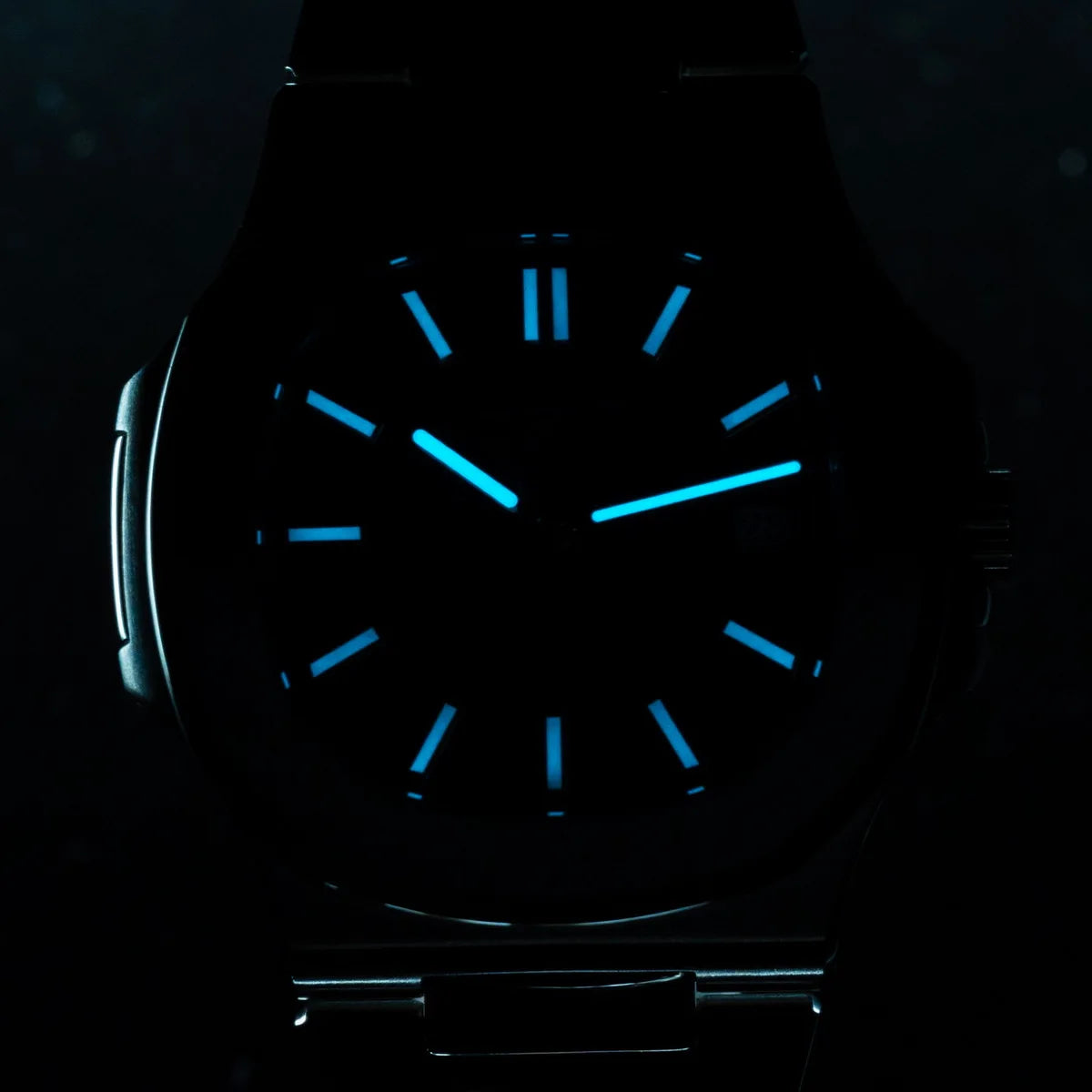 Orologio da uomo Sugess automatico meccanico, movimento Miyota 9015, quadrante MOP, luminoso, impermeabile 5bar, bracciale di lusso S466