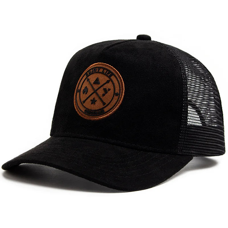 Hot selling high quality Mesh Baseball Cap unisex Fashion Casual Breathable Letter Icon Hip Hop Trucker Cap Outdoor Sport DadHat