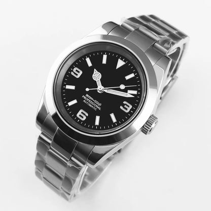 Custom Logo Luxury NH35 Watch for Women Men Watches 36MM/39MM Automatic Mechanical Wristwatches Sapphire Lume 10Bar Dive Reloj