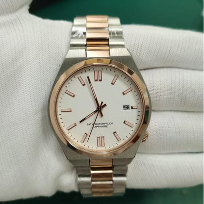 DD40MM Sapphire Crystal Stainless Steel Men Watch Japan Miyota Movement Waterproof Luxury Business Sport Men's Analog Wristwatch