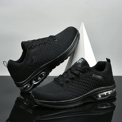 Men's Running Shoes Outdoor Sports Casual Mesh Tennis Shoes, Lace-Up Lightweight Gym Jogging Shoes for Men, 2025 New Male Sneakers