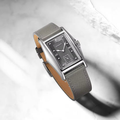 FARASUTE Creative Manual Square Customized Mechanical Movement Watch Men Luxury Sapphire Glass Small Second Wristwatches reloj