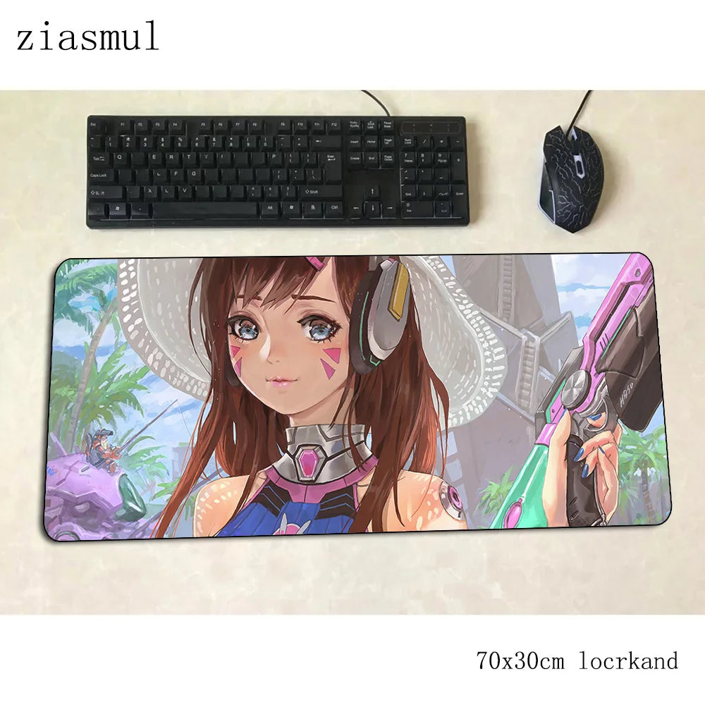 DVA-pelihiirimatto 70x30cm XL, gaming-hiirimatto PC:lle ja kannettavalle, suloinen pöytämatto pelaamiseen, joululahja pelaajalle, pelimatto, gamepad