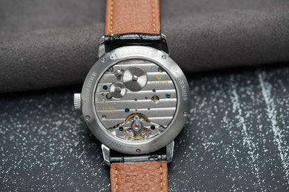 FARASUTE New 39mm Manual Customized Mechanical Movement Watch Men Casual Power Reserve 80 hours Sapphire Wristwatch reloj hombre