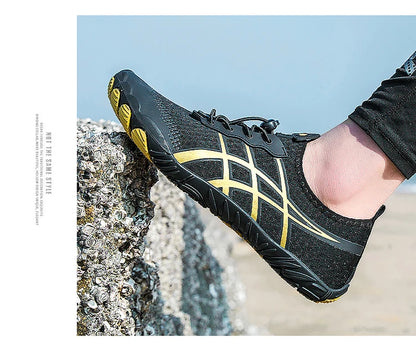 Aqua Shoes Herr Vattenskor Barfota strandskor Unisex Snabbtorkande utomhusskor Träningsskor Gymskor Sneakers Storlek 35–46
