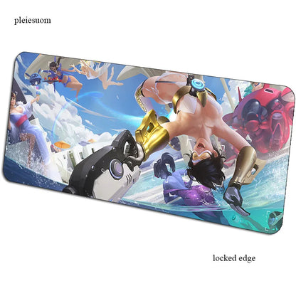 Tappetino mouse gaming Overwatch con stampa HD, 900x400x3mm, tappetino gamer per scrivania computer, mousemat PC economico per notebook