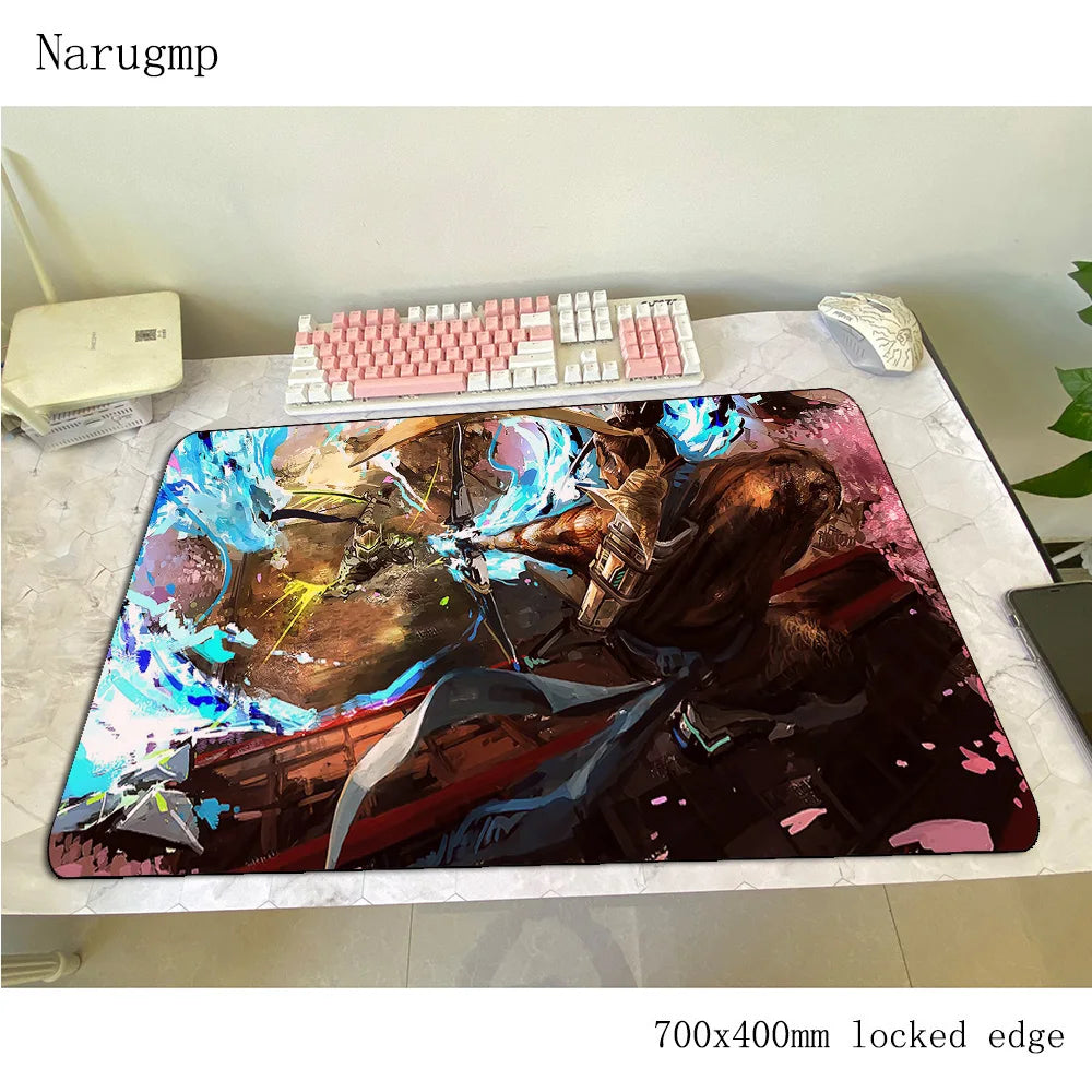 Alfombrilla de ratón Overwatch 700x400x3mm gaming anime con personalidad, esterilla de escritorio para oficina y notebook, regalo para niño, padmouse para juegos PC gamer