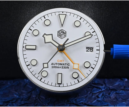San Martin New 39mm NH34 BB GMT Automatic Mechanical Watch Sport Watch Sapphire Luminous Waterproof 100m for Men Watch SN0054