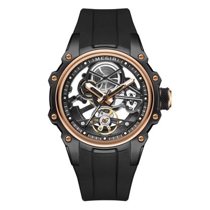 MEGIR Fashion Men's Full Automatic Watches Hollow Out Luminous Sports Mechanical Watch Waterproof Wristwatches Reloj Hombre 2243