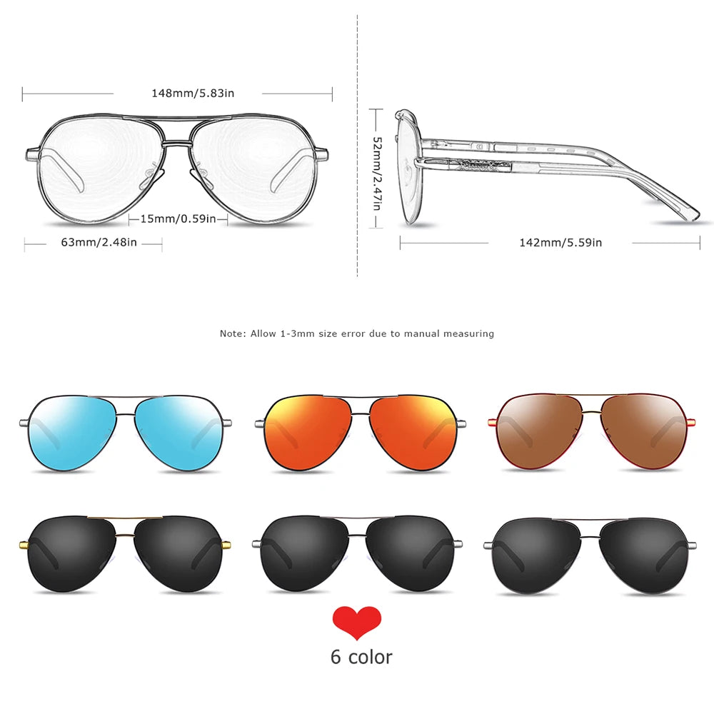 Ochelari de soare vintage din aluminiu BARCUR pentru bărbați, cu strat polarizat, ochelari de soare clasici pentru femei, accesorii de conducere pentru bărbați, ochelari